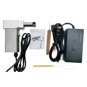 Electric Dreadlocks Machine Kit for Instant Locs, Portable Dreadlock Maker for Braiding Synthetic Hair, 8mm Silver, Direct Use on Head, Perfect for Easy Dread Styles