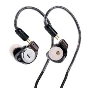 LEITEYRE Star City 5 Pro 1DD+2BA Hybrid Headphones HiFi Wired Earbuds in Ear Earphones High Fidelity with IEM 0.78 2 pin Cable (Night, 3.5mm 0.78 2 pin)