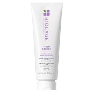 Biolage Hydra Source Conditioning Balm – Moisturizes, Detangles & Adds Softness, For Dry Hair, Infused with Fermented Aloe & Micro-Filtered Hyaluronic Acid, Vegan & Paraben-Free