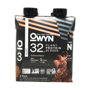 Owyn Elite Prtn Rtd 4Pk Choc 44.6 FO