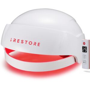 iRestore Essential – Laser Red Light Therapy for Hair Growth – FDA Cleared Hair Loss, Hair Thinning & Alopecia Treatment for Men & Women – Laser Cap for Hair Regrowth Stimulate Denser Fuller Hair