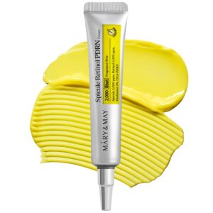 Mary&May Spicule Retinol PDRN Cream – Korean Face Moisturizer with Marine Spicules & Nano Liposome Retinol – Pore Texture Firming Treatment, Ceramide Panthenol for Sensitive Skin, 15g / 0.5 oz