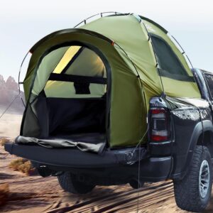 Truck Bed Tent, Waterproof PU3000mm Pickup Truck Tent for Camping Bed, 2-3 Person Sleeping Truck Tent, Portable for Car Camping