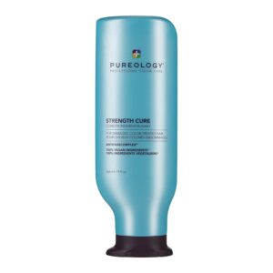 Pureology Strength Cure Conditioner – For Damaged or Color-Treated Hair, Reduces Breakage, Strengthens & Softens, With Sulfate-Free Formula, Vegan
