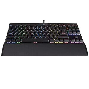 TS Keycap New Wrist Rest for Corsair K65 LUX RGB Keyboard, Modern Style, Black, Memory Foam, Ergonomic