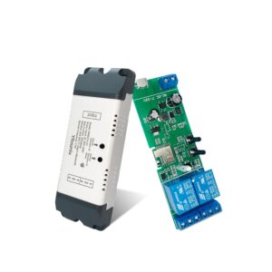 EWeLink 2CH 85V-250V Smart WiFi Switch Relay, Point/Self-Locking Switch Module,DIY Smart Home, APP Control, Compatible with Alexa Google Home