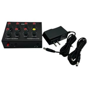 EQ-7 Phone Computer Headphone Amplifier 2 Channel Audlo Signal Headset Amplifier Sound Equalizer Sound Signal Amplifier New 2026 High for Reliable Electronic Component, Precision, Stable Performance